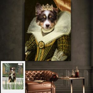 Royal Dutch Princess Renaissance Custom Pet Art Canvas