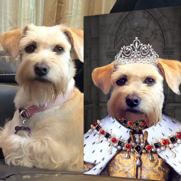 The Queen Renaissance Custom Pet Art - Image 21