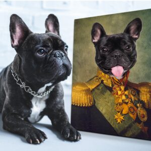 Commander Custom Renaissance Pet Art Canvas