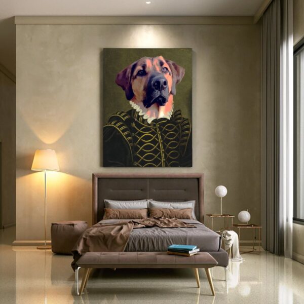 The Duke Renaissance Custom Pet Art Canvas