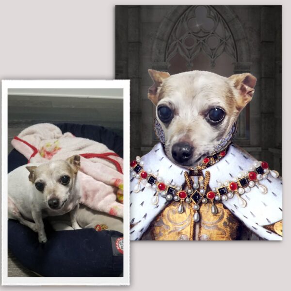 The Queen Renaissance Custom Pet Art - Image 13