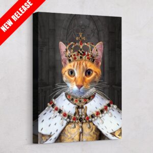 The Queen Renaissance Custom Pet Art Canvas