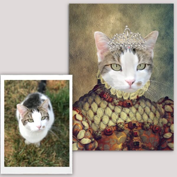 Princess Renaissance Custom Pet Art - Image 8