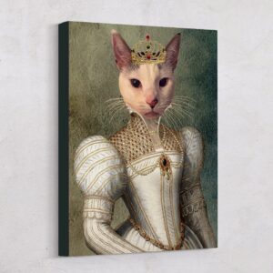 Valentina Queen Renaissance Custom Pet Art Canvas