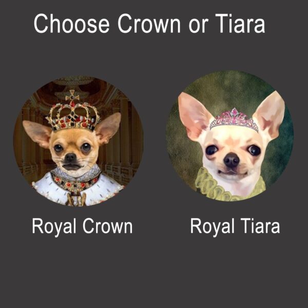 The Queen II Renaissance Custom Pet Art - Image 2