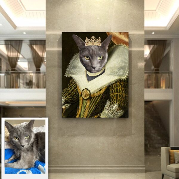 Royal Dutch Princess Renaissance Custom Pet Art Canvas