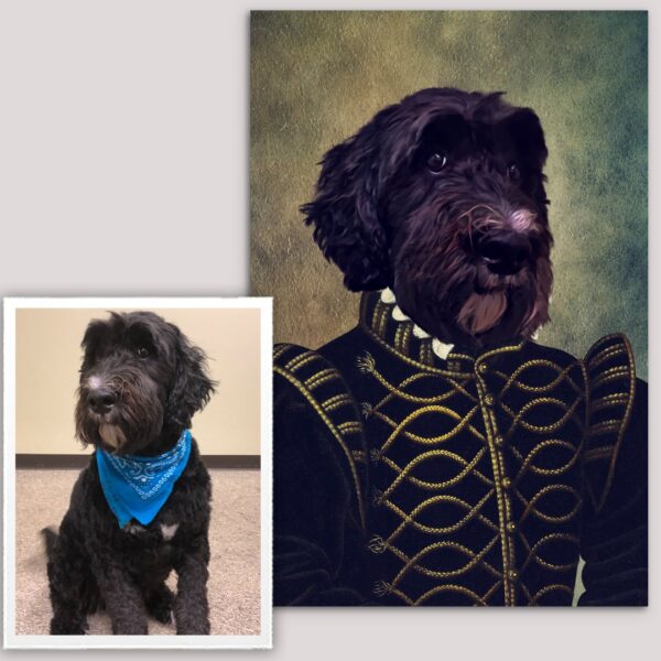 The Duke Renaissance Custom Pet Art - Image 8