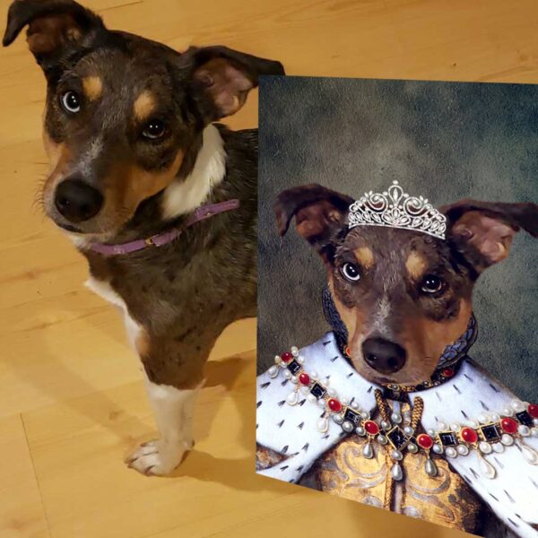 The Queen Renaissance Custom Pet Art - Image 19
