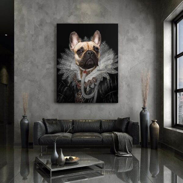 The Queen II Renaissance Custom Pet Art - Image 5