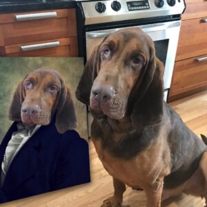 The Count Renaissance Custom Pet Art Canvas