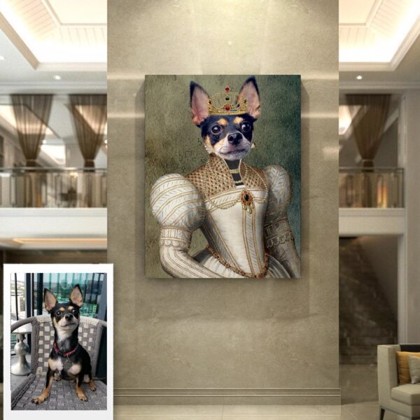 Valentina Queen Renaissance Custom Pet Art - Image 5