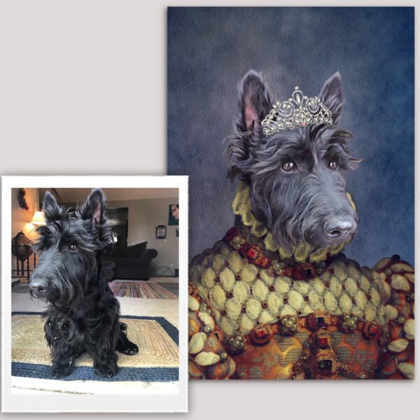 Princess Renaissance Custom Pet Art - Image 11