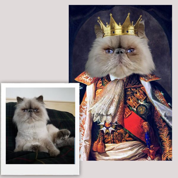 King I Renaissance Custom Pet Art - Image 18