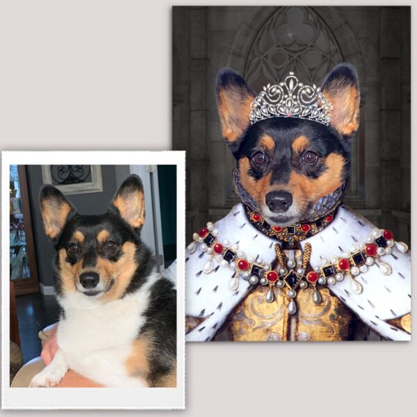 The Queen Renaissance Custom Pet Art - Image 18