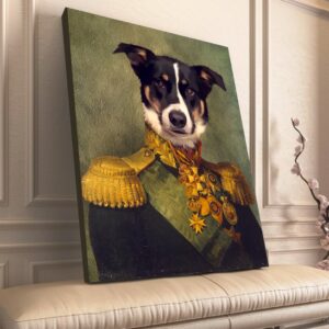 Commander Custom Renaissance Pet Art Canvas