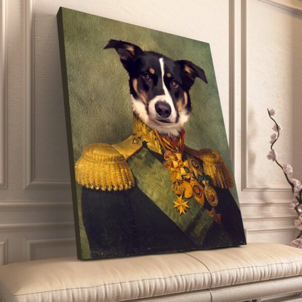 Commander Custom Renaissance Pet Art Canvas