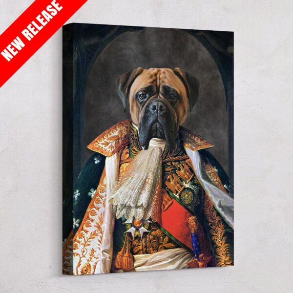 King I Renaissance Custom Pet Art Canvas