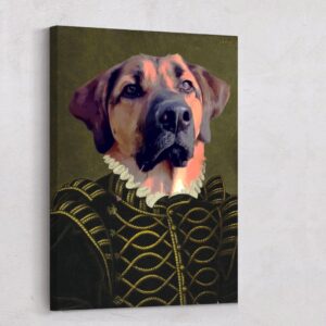 The Duke Renaissance Custom Pet Art Canvas