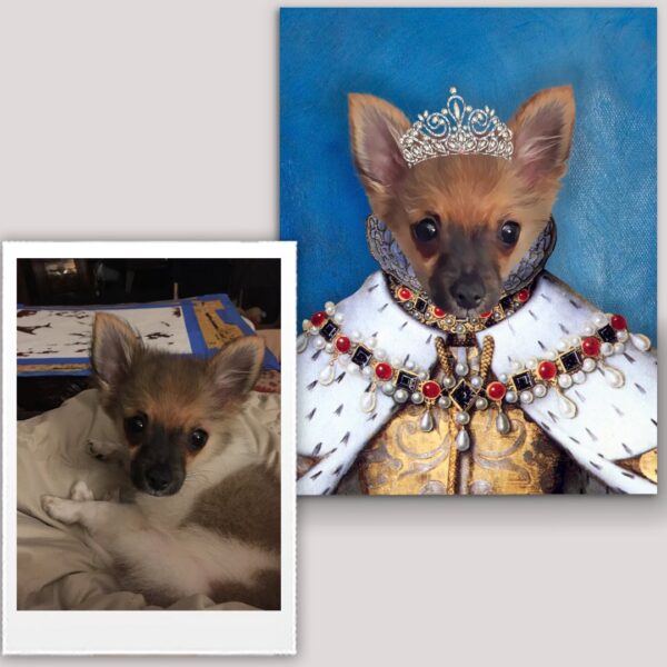 The Queen Renaissance Custom Pet Art - Image 12