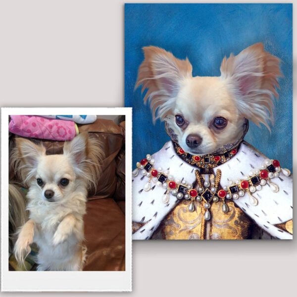 The Queen Renaissance Custom Pet Art - Image 15