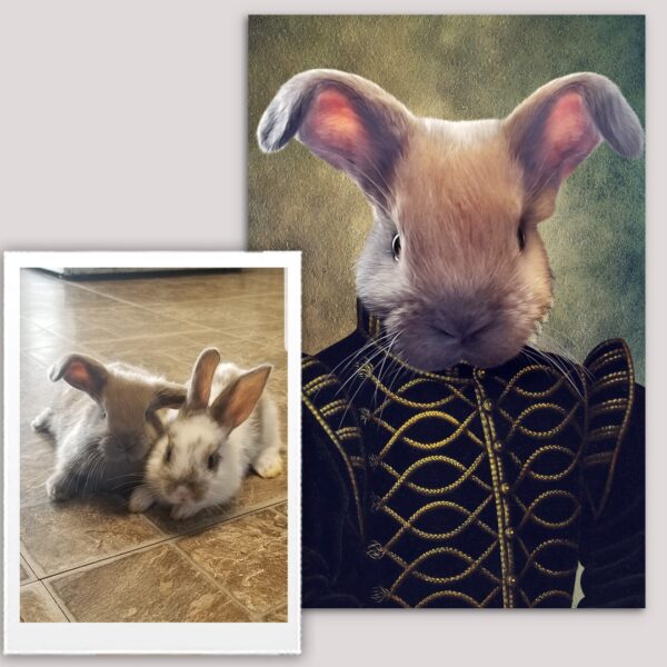 The Duke Renaissance Custom Pet Art - Image 3