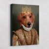 Amelia Queen Renaissance Custom Pet Art Canvas