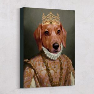 Amelia Queen Renaissance Custom Pet Art Canvas