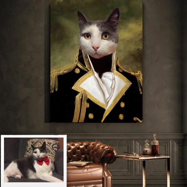 The Lieutenant Renaissance Custom Pet Art - Image 5