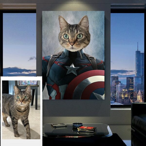 Captain America Custom Pet Design - Image 5