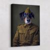 Army Pet Veteran Custom Art