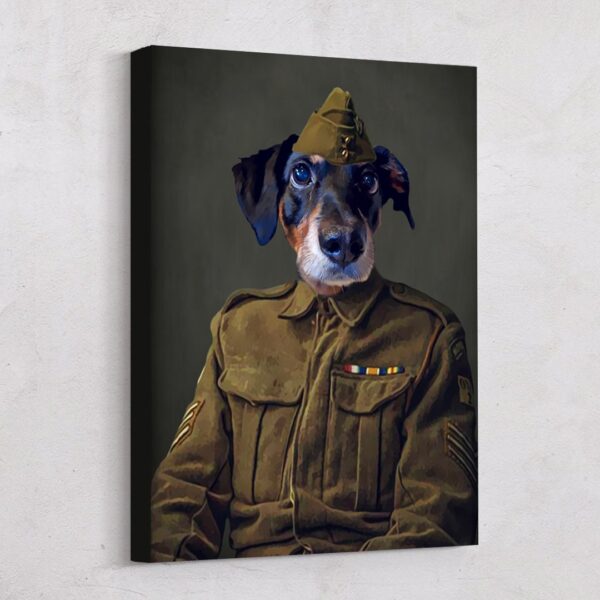 Army Pet Veteran Custom Art