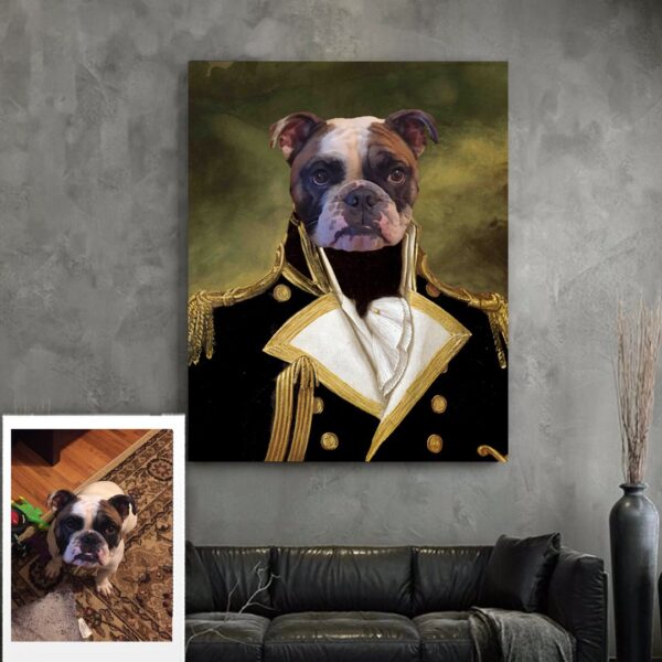 The Lieutenant Renaissance Custom Pet Art - Image 4