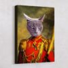 Royal Lieutenant Custom Pet Art Canvas