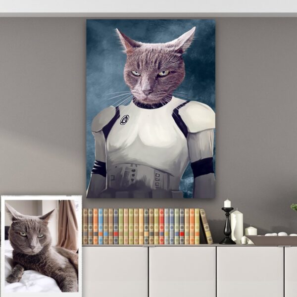 Storm Trooper Custom Pet Art - Image 5