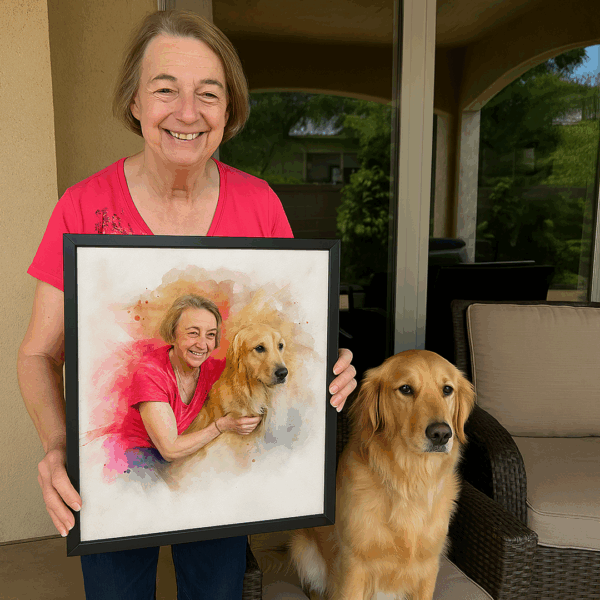 Custom Pet Watercolor Art Style - Image 6