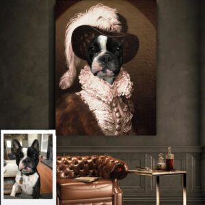 The Royal Empress Renaissance Custom Pet Art Canvas