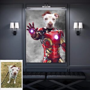 Custom Pet Iron Man Design