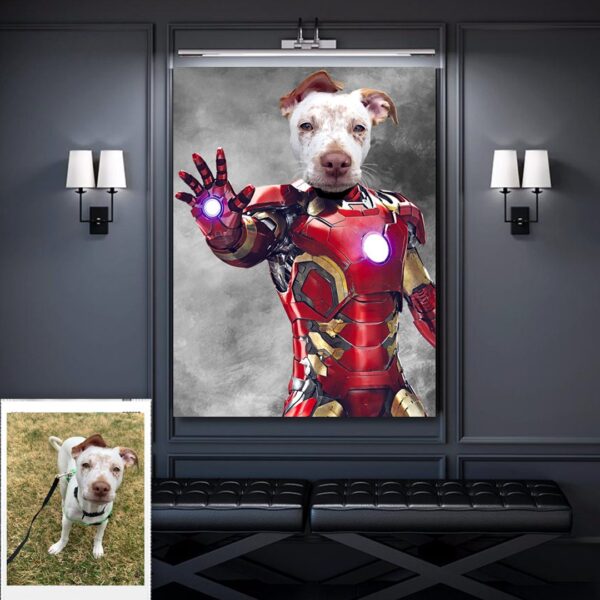 Custom Pet Iron Man Design