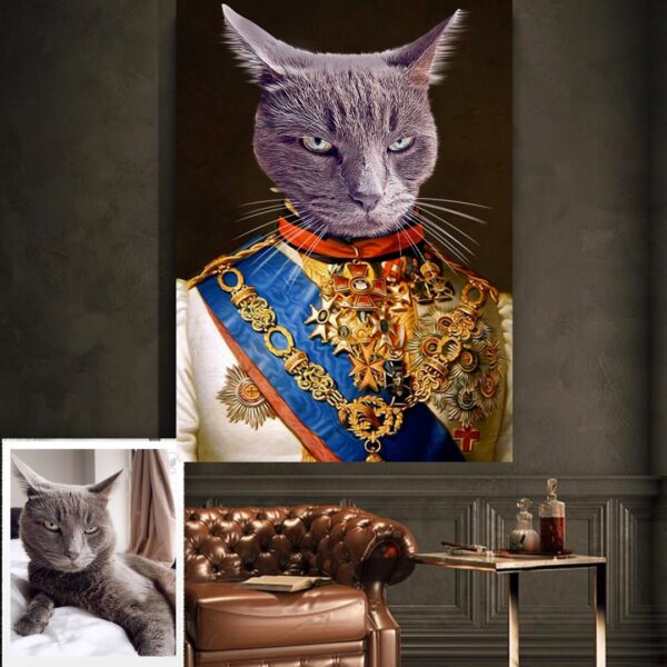 Colonel Renaissance Custom Pet Art - Image 5