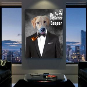 The Dog Father Custom Pet Canvas