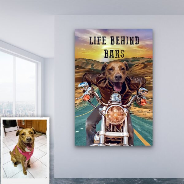 Harley Biker Custom Pet Art - Image 4