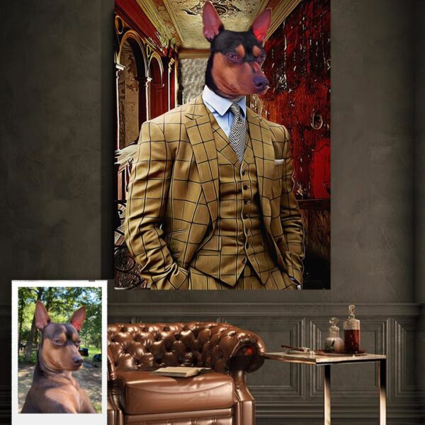 Dapper Don Pet Custom Art