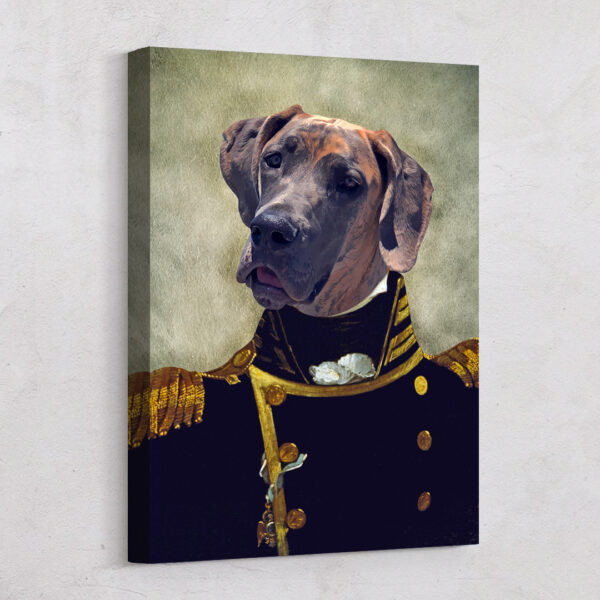 The Admiral Renaissance Custom Pet Art