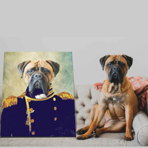 The Admiral Renaissance Custom Pet Art Canvas
