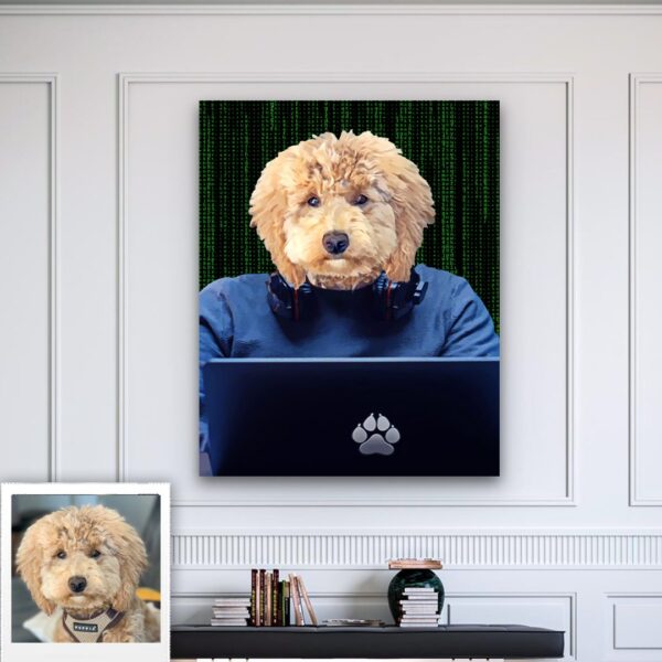 Matrix Hacker Pet Custom Art - Image 2