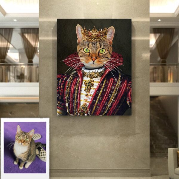 Queen Eleanor Renaissance Custom Pet Art - Image 5