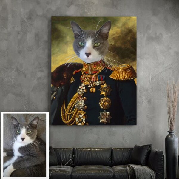 Royal General Renaissance Custom Pet Art - Image 5