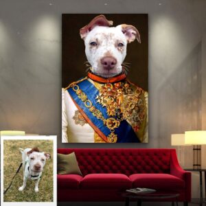Colonel Renaissance Custom Pet Art Canvas