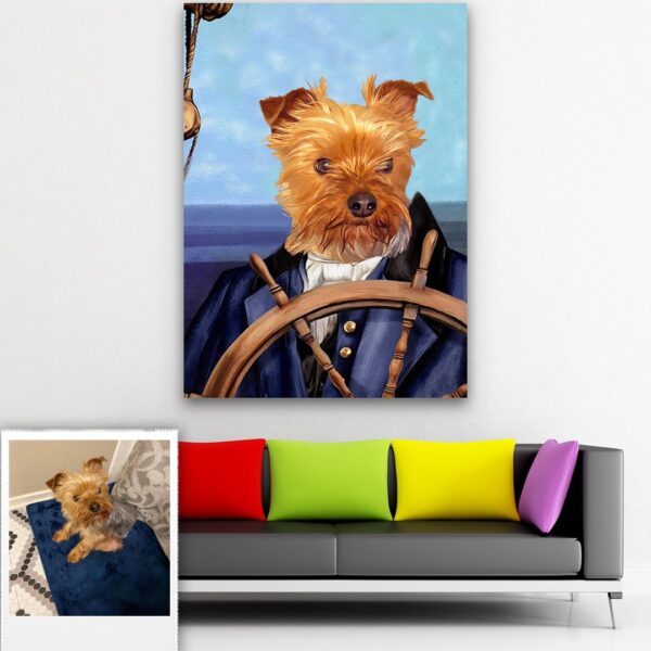 Captain Custom Pet Art