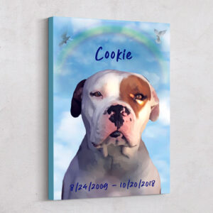 Custom Memorial Pet Painting - Gallery Canvas